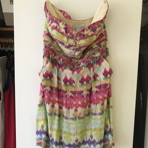 Charlie Jade multicolor strapless dres